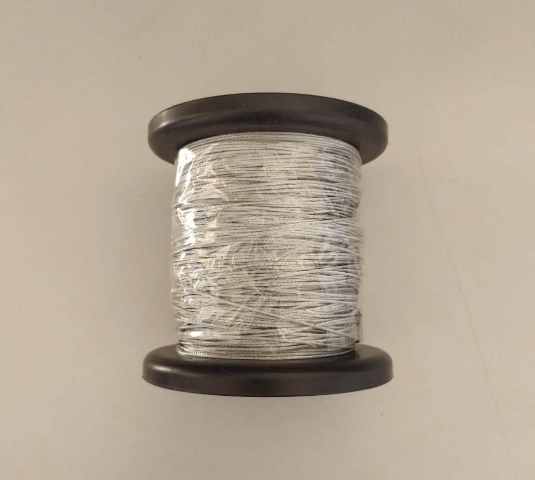 Cabo Aço - 1,3mm - Rolo com 100 metros